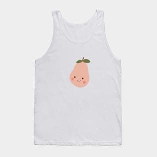 Pink Pear Cutie Illustraion Tank Top
